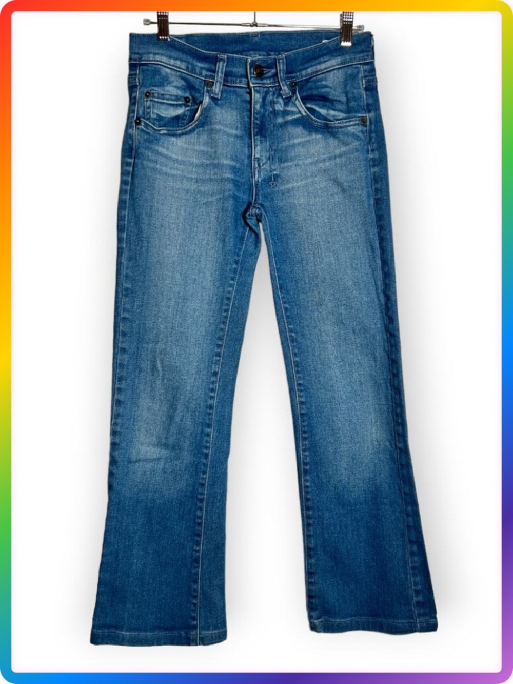 18th Amendment Garland Bootcut Jeans SIZE 27 Blue Denim Made in Australia